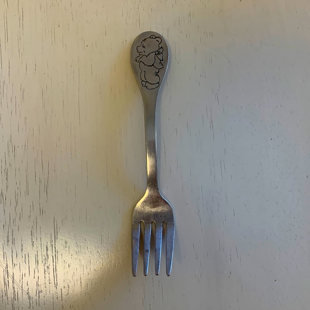 4 do $10 😱 Tomee Tippee Vintage bear fork